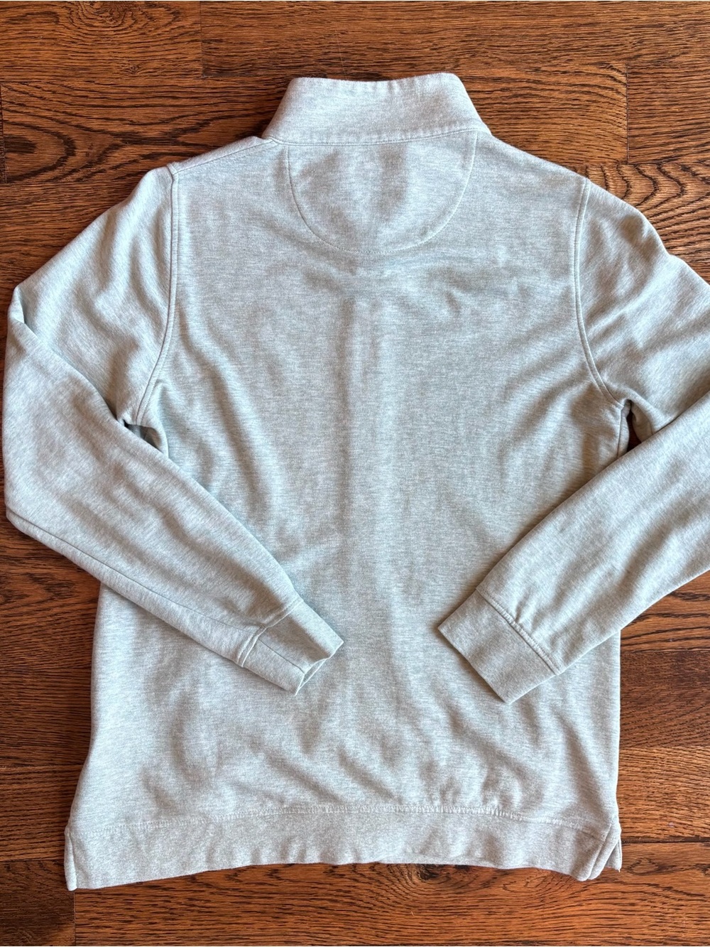 Peter Millar Heathered Blue/Green Full-Zip Jacket with Lighthouse Logo | Medium - Picture 5 of 5
